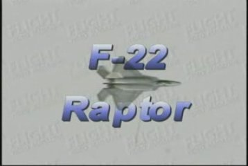 Vidéo F22 Raptor