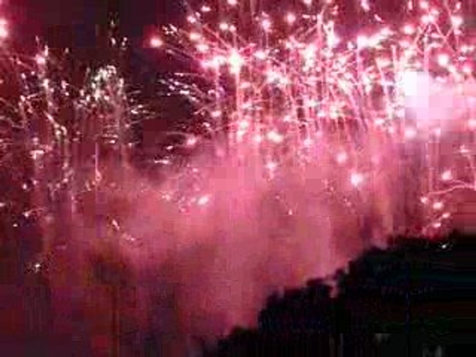 HK Fireworks Disneyland