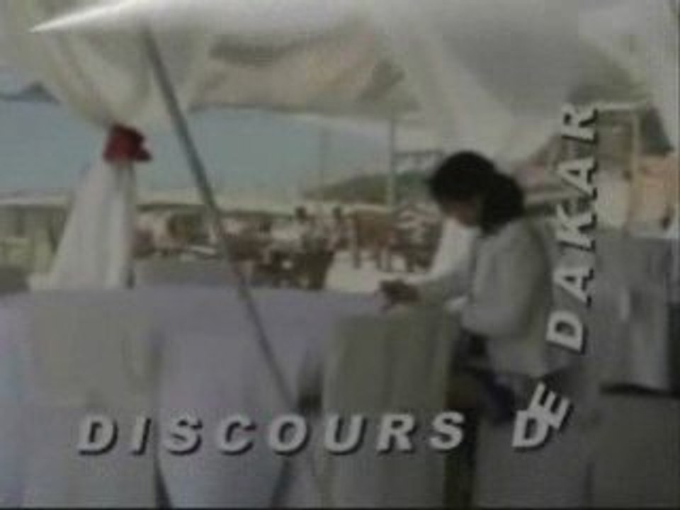 Extraits du Discours de Dakar