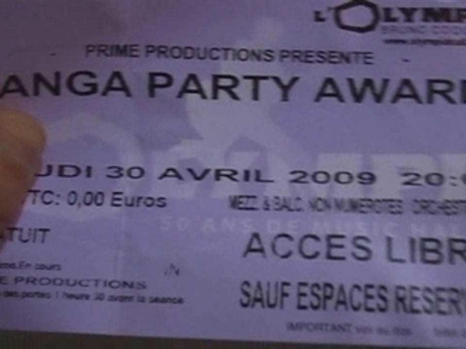 Manga Party Awards : nos impressions :x