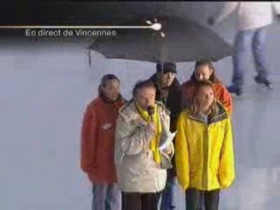 Téléthon 2007 à Vincennes - émission de France3