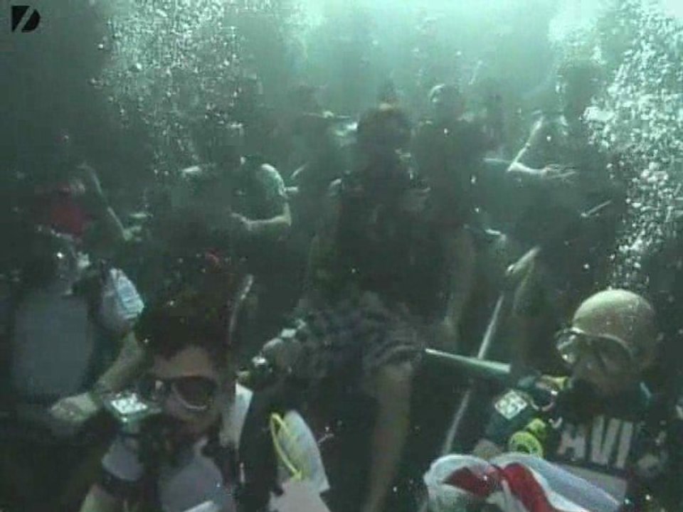 Underwater TV Watching Record