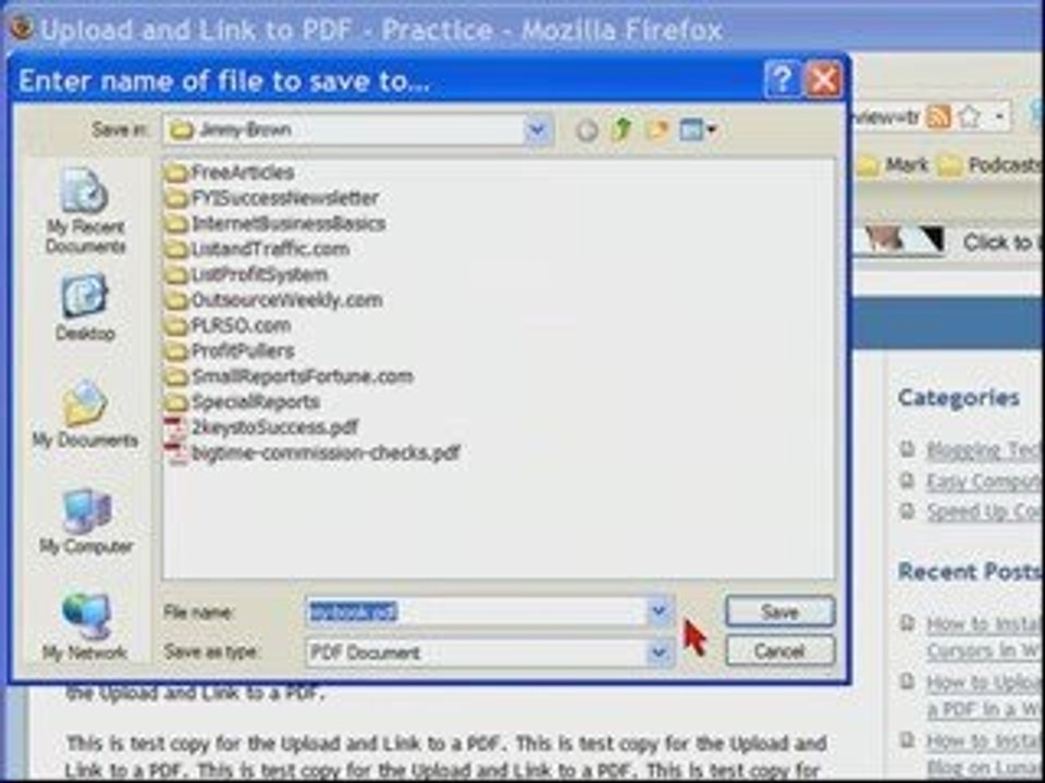 How to Upload and Link to a PDF in WordPress Blog