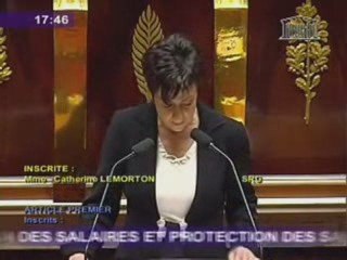 Sarko-UMP vs Salaires+ Catherine LEMORTON 30-04-2009