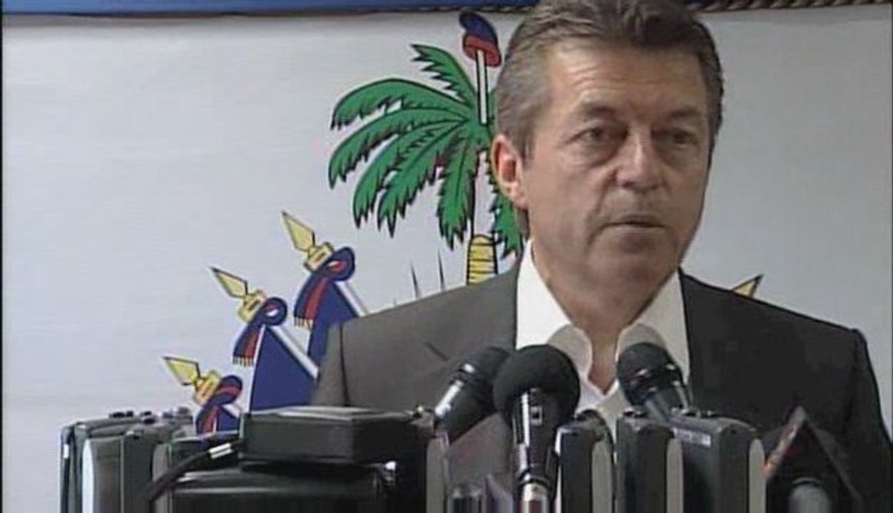 Conférence de Presse de M. Alain Joyandet - avril 2008