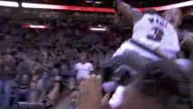 Dwyane Wade blows by several defenders and finishes with aut