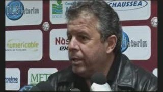Fc Metz - Nimes Olympique et apres match Jean-Michel Cavalli