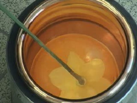 Fleur dans l'azote liquide