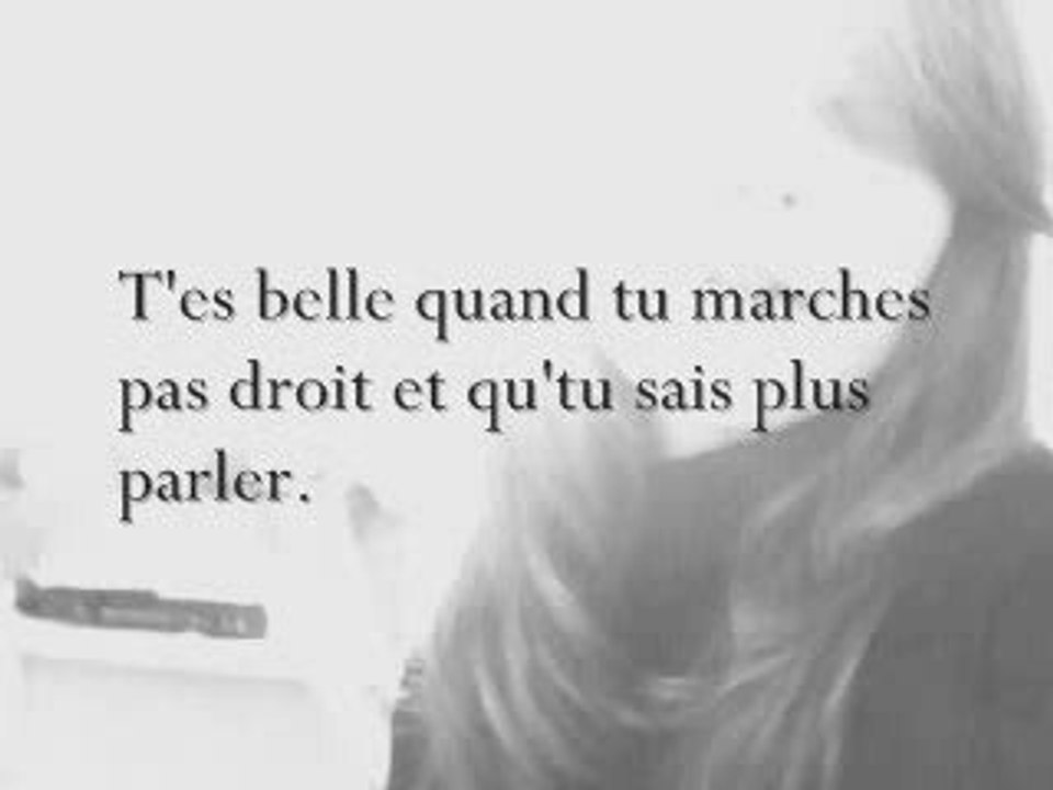 Volo-T'es belle (PAROLES)