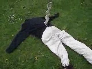 Golfer Struck by Lightning, Up close Footage