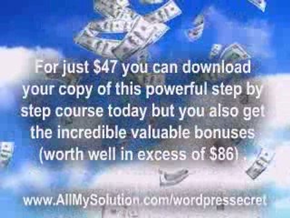 Use WORDPRESS To Make Money