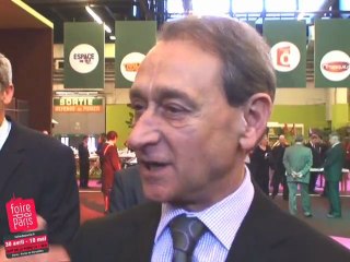 Bertrand Delanoe à la Foire de Paris