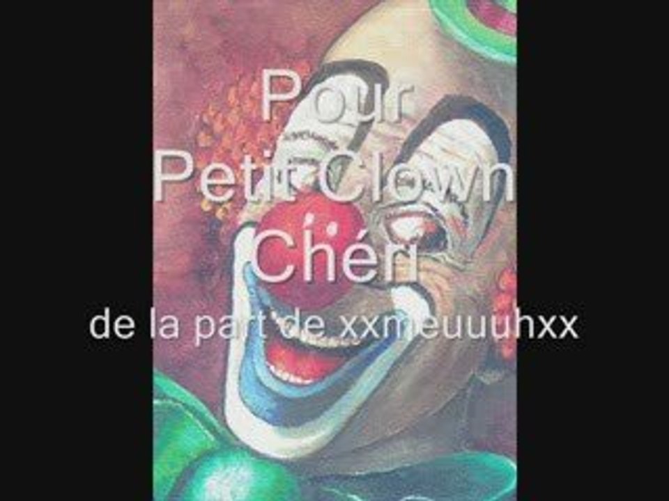 Petit clown cheri