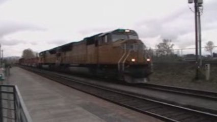 UP #4850 W/ ?????? SHORT TRAIN!!