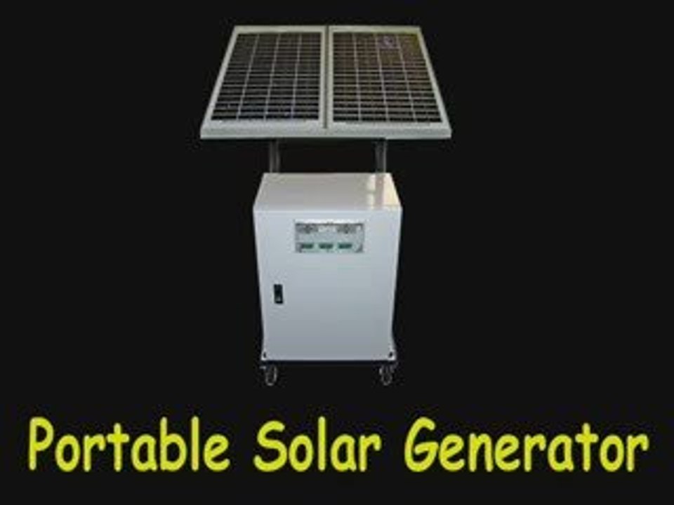 Portable Solar GeneratorPortable Solar Generator Made Cheap video Dailymotion