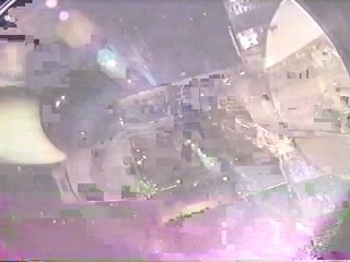 UFO moves to MIR window from NASA shuttle!