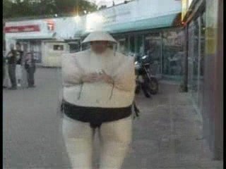 Gonzag  en sumo au resto chinois.