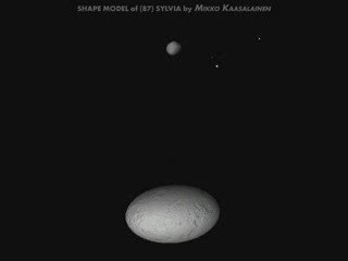 Comparison of double asteroids Haumea (TNO) & 87Sylvia (MBA)