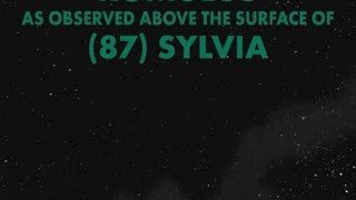 Beautiful animation of double asteroid (87) Sylvia