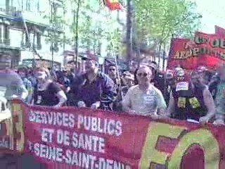 UDFO93 manifestation à Paris le 1er mai 2009