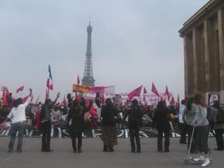 Video photos manifestation avril 2009