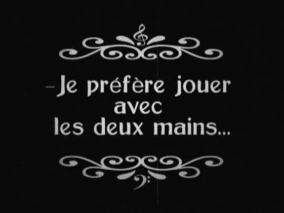 L'APPRENTI PIANISTE - film muet noir et blanc