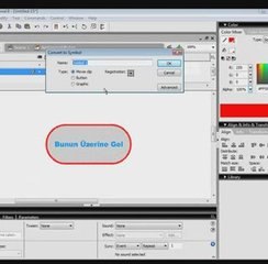 Flash ile Animasyonlu Buton Yapımı