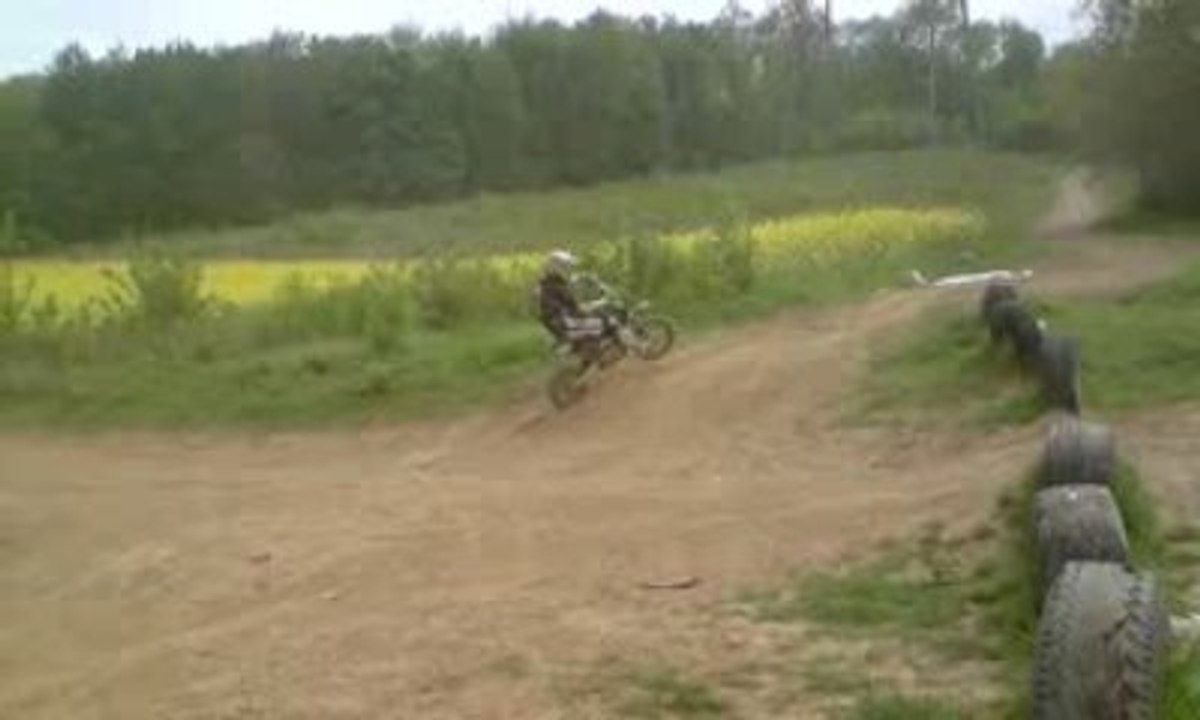 Régis sur une Pit Pro