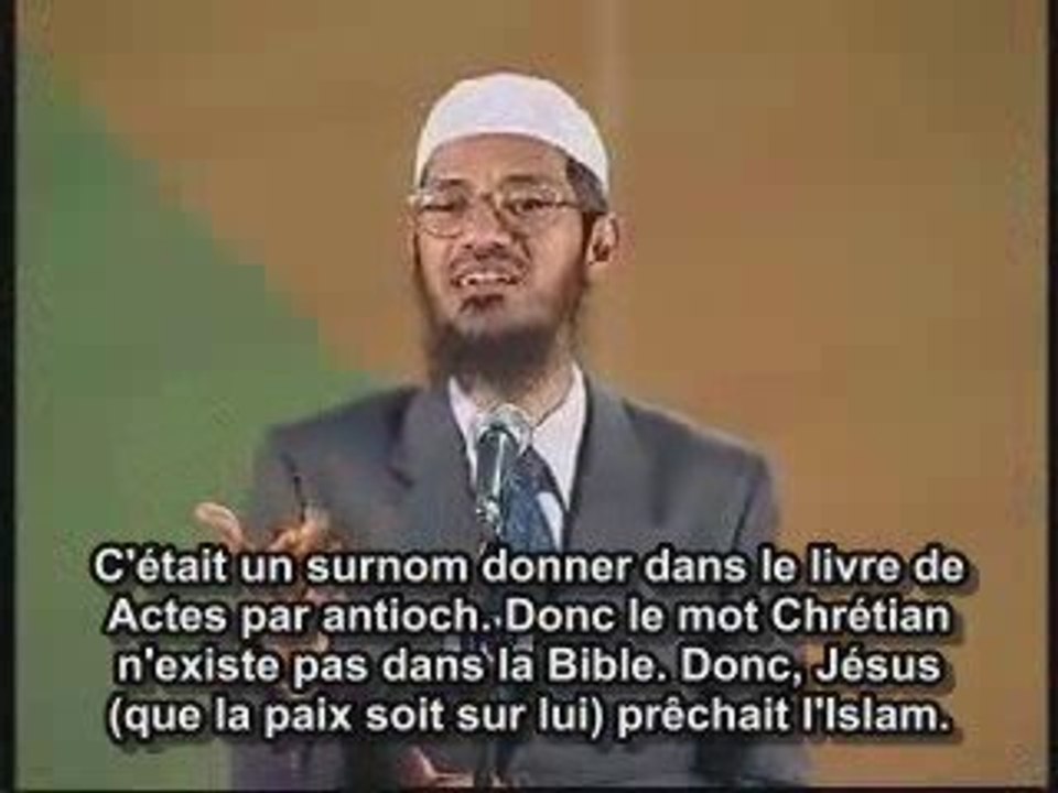 Zakir Naik:Un seul Dieu et une seule réligion pour humanité