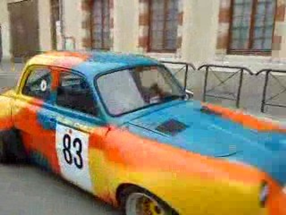 206CC saxo 106 fusée orange 206 course de cote  Andelys 2009