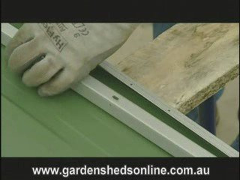 Garden Shed - Installing the Door Seals