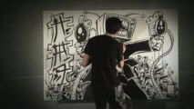 Live Painting Ink Artist | Gonzo Style Paintings Max Neutra