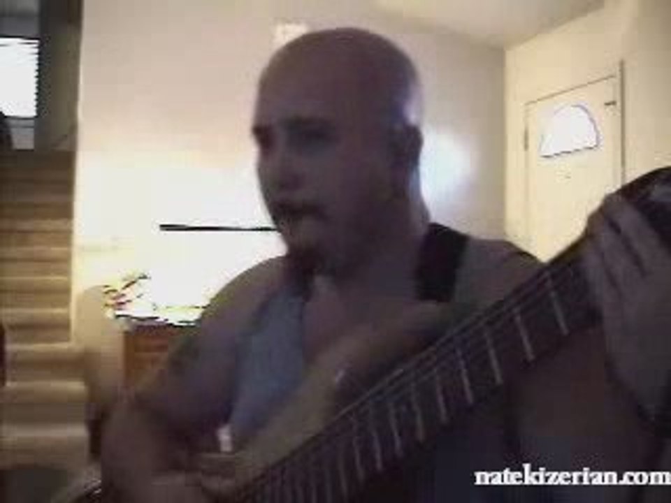 Nate Kizerian on the seven string bass 2004