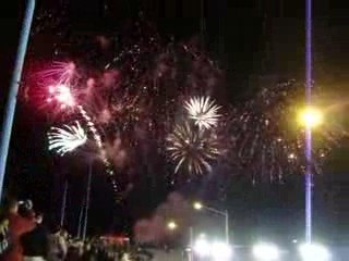 Gdańsk Pokaz ogni sztucznych