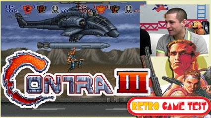 Contra III  "Super Nintendo" Retro Game Test