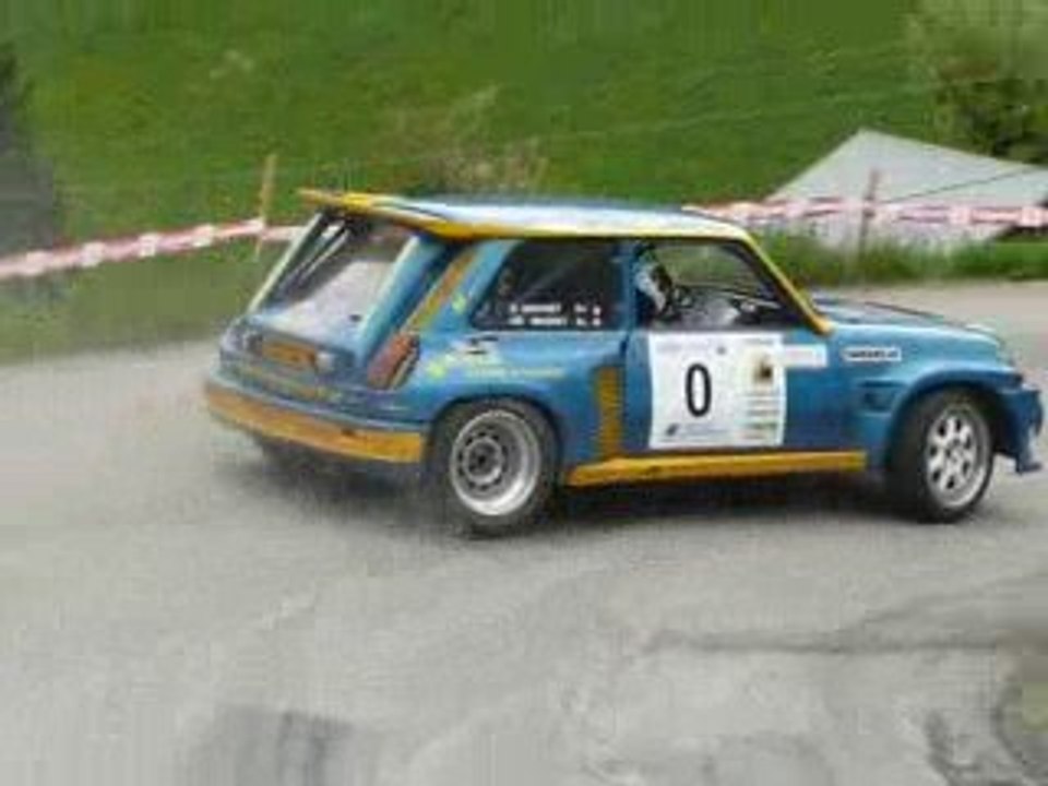 rallye du beaufortain 2009 minoret r5 tb