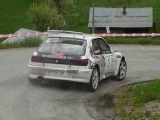 rallye du beaufortain 2009 pezzuti 306 maxi