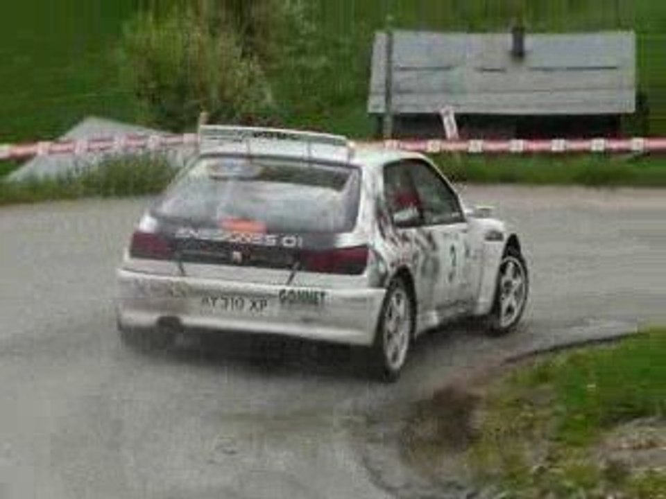 rallye du beaufortain 2009 pezzuti 306 maxi