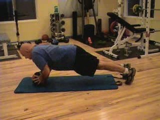 Medicine Ball Plank-Push up
