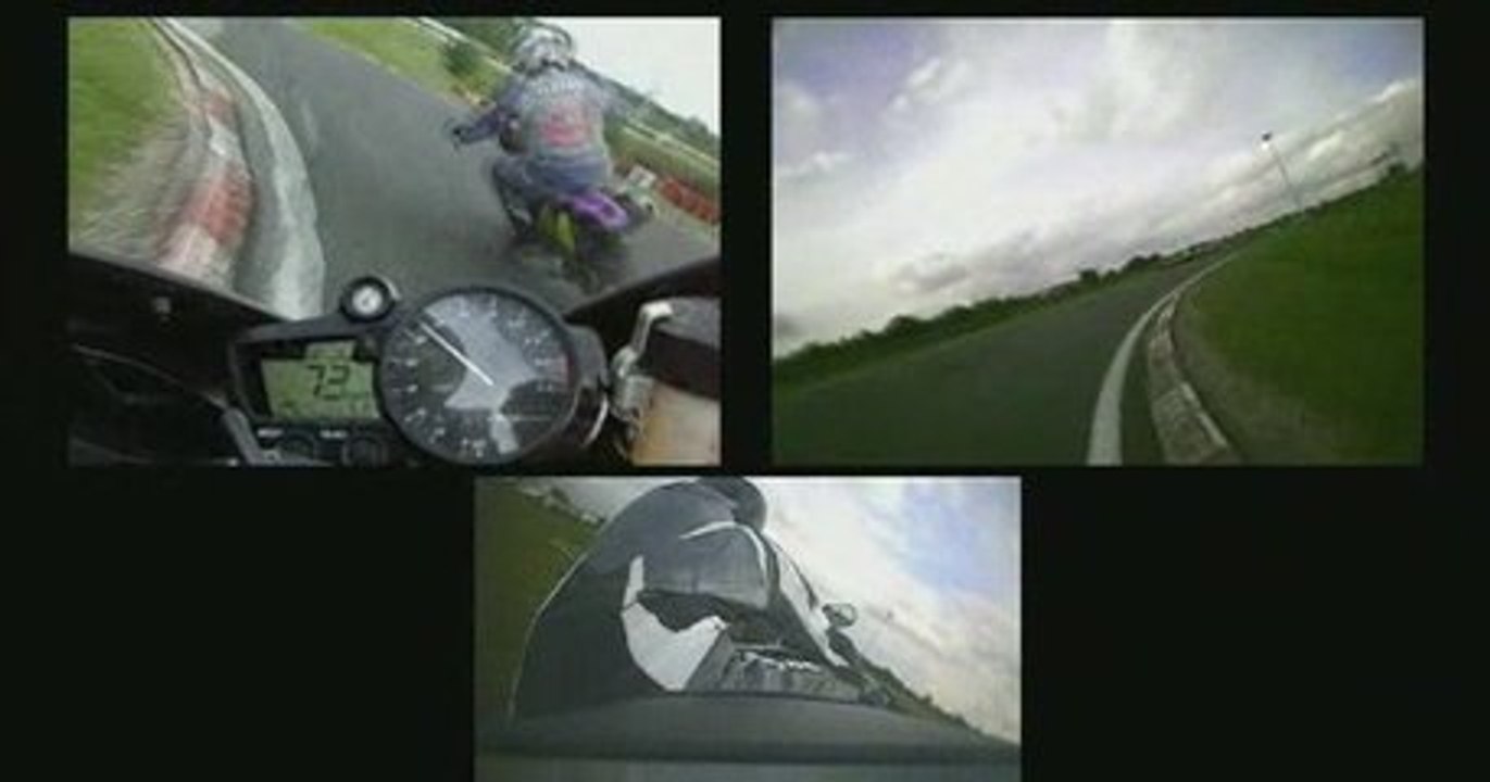 Circuit carole bagarre R1 CB500 03/05/2009