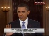 EVENEMENT,Conférence de presse de Barack Obama sur son bilan des 100 jours