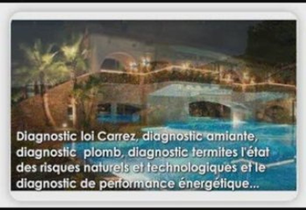 Diagnostic immobilier : loi carrez, amiante, plomb, termite,