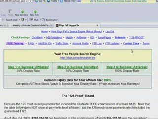 People Search Get Paid today ! commissions of at least $1...