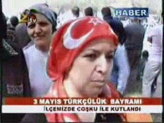 3 Mayıs Türkçülük bayramı esvap çayında kutlandı