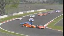 JGTC Fuji 2009 Matsuda and Firman collision