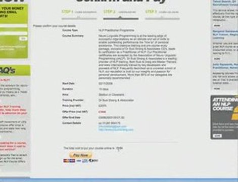 NLP Training Providers - how to upload great NLP course offe