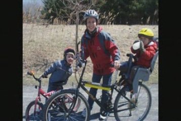 Vélo en famille au parc des îles de Boucherville