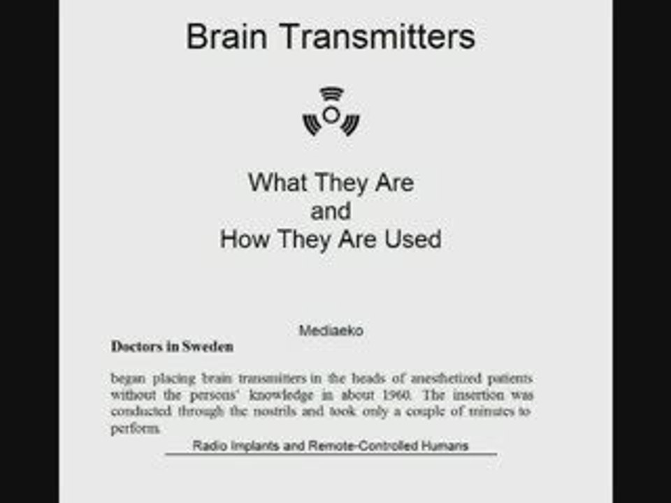 Human Cyborgs since 1960 from nano implants during surgery