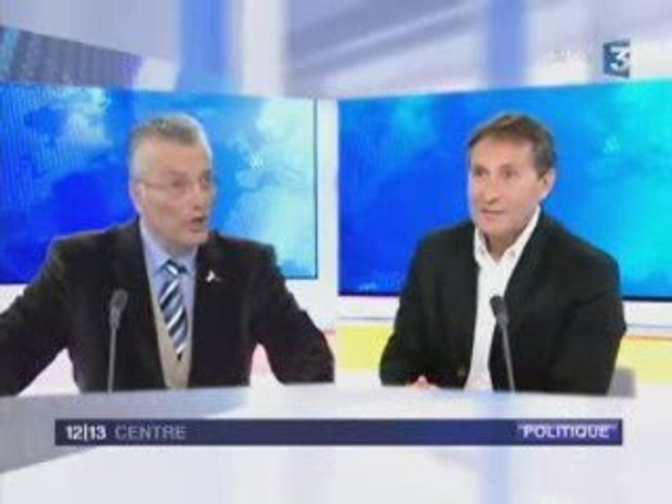 Interview de Jean Barrat, tête de liste DLR, sur Fr3 Orléans