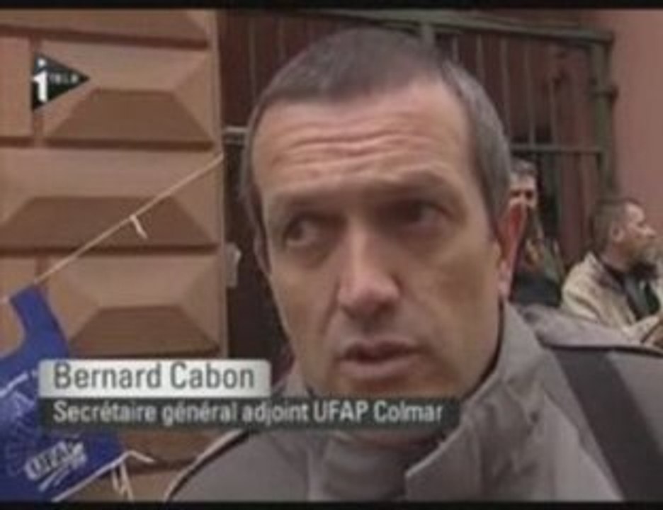 Blocage des Prisons - Colmar Marseille - iTV - 4 mai 2009
